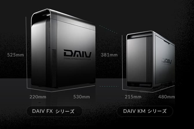 ミニタワー クリエイター向けデスクトップPC｜DAIV by マウス