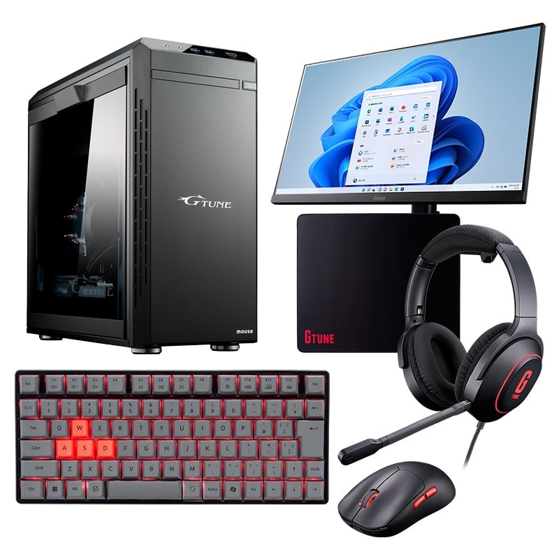 ゲーミングPC オススメの1式セット | G TUNE by マウスコンピューター