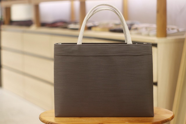 手提げバッグ 正絹×組紐 トートバッグ 和装バッグ 福岡市南区の呉服店