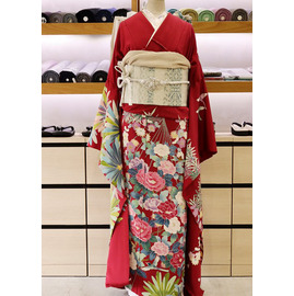 伝統の古典柄 正絹京友禅振袖 〈フルオーダーお仕立て、ガード加工付