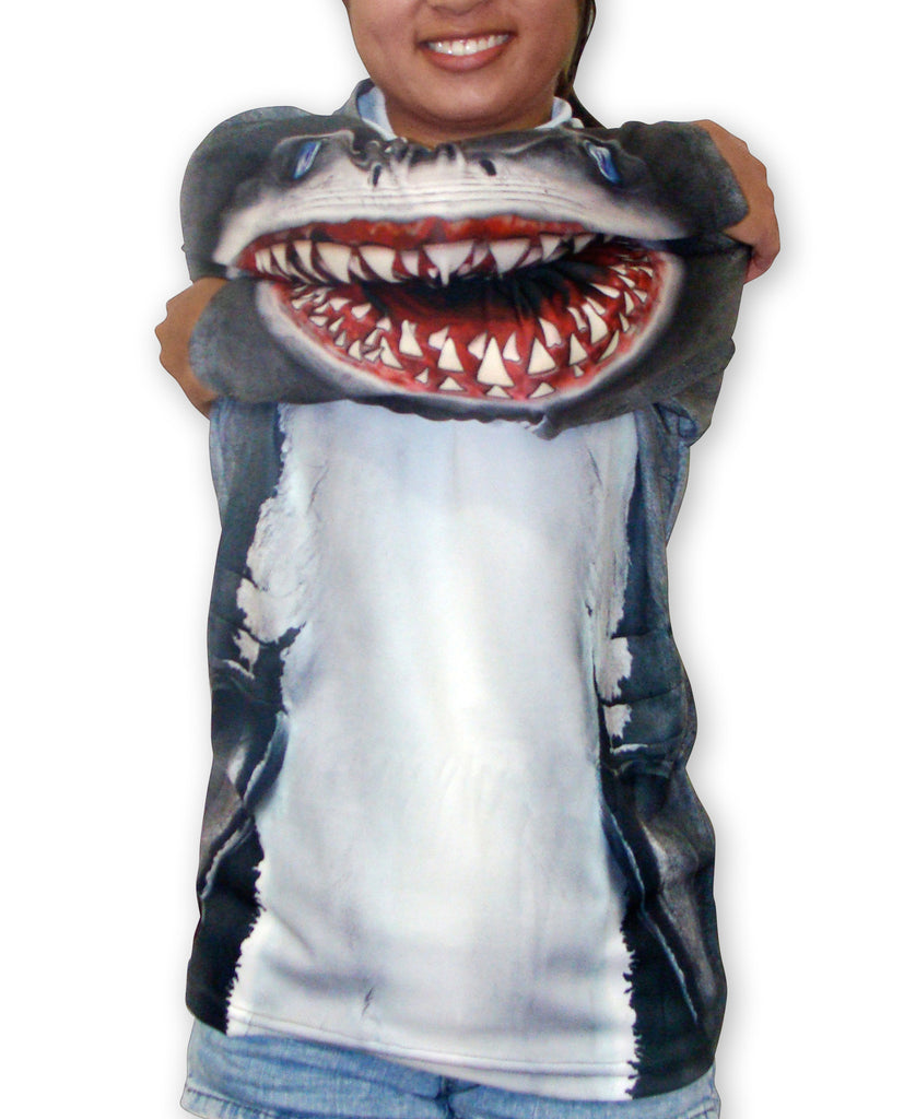 Realistic 3D Shark Shirt by MOUTHMAN® – MOUTHMAN® Official Store