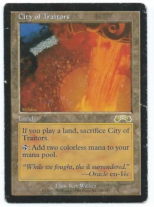 City of Traitors Exodus | MTG Magic the Gathering rare land