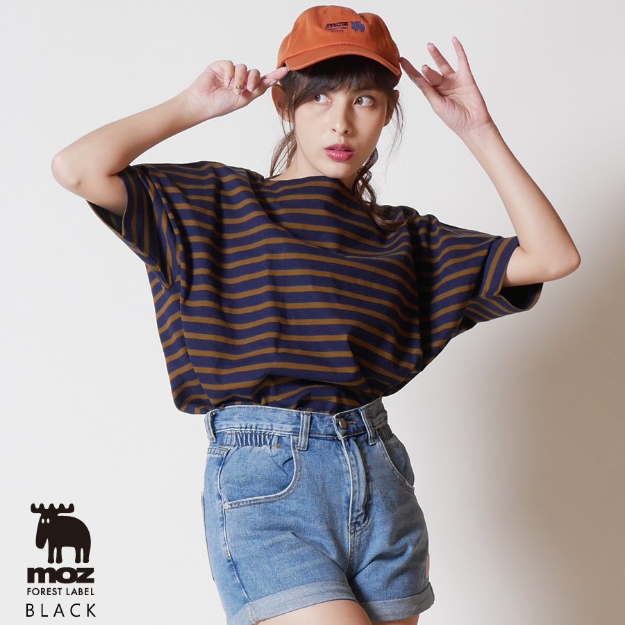 moz FOREST LABEL バスク生地 ボックスカットソー◇