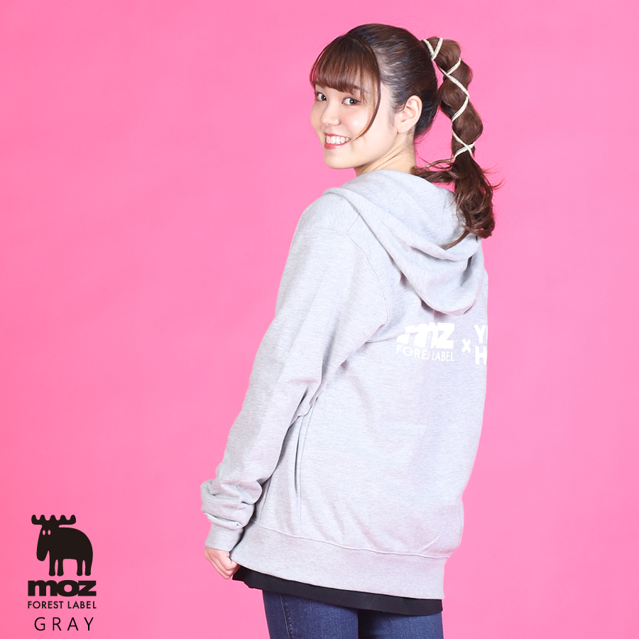 堀優衣 ×moz FOREST LABEL コラボZIPパーカー