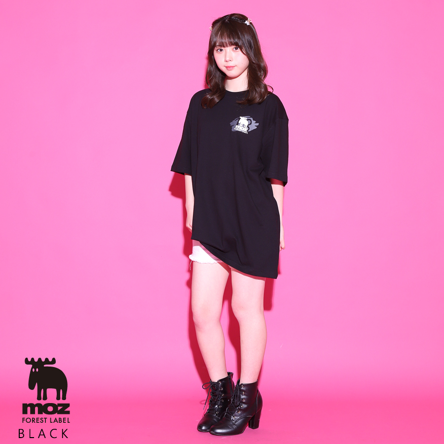 上田桃夏×moz FOREST LABEL コラボ半袖Tシャツ