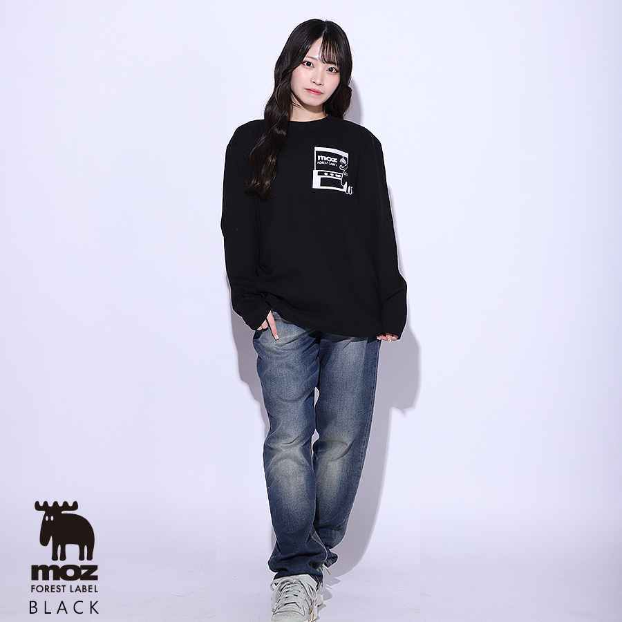 入内嶋涼×中野愛理×moz FOREST LABEL コラボ長袖Tシャツ