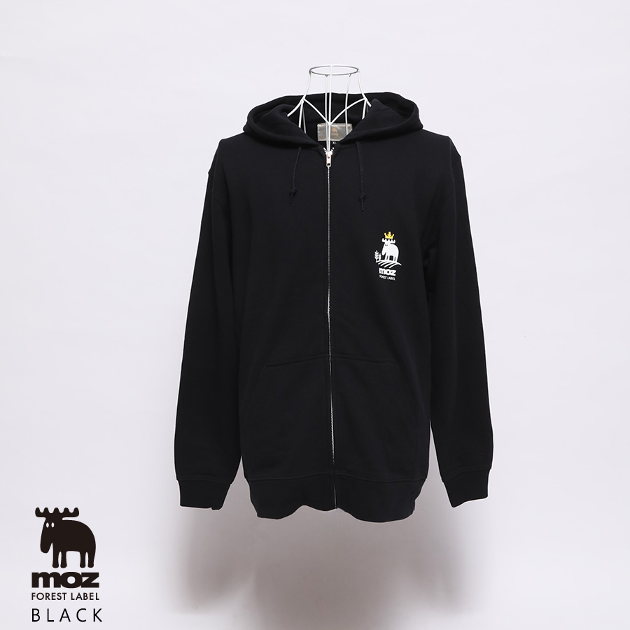土くれプリンセス さおりの暮らし×moz FOREST LABEL コラボZIPパーカー