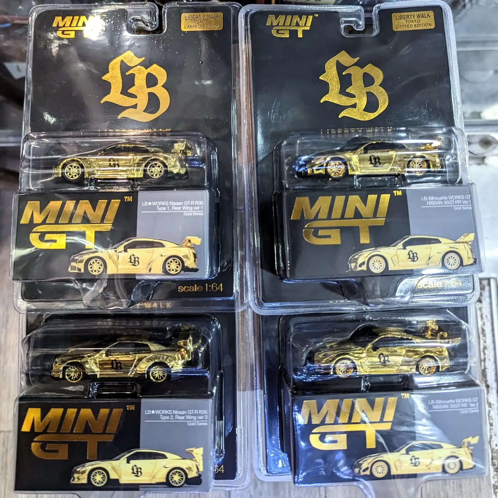 Mini GT X LB☆WORKS Exclusive Nissan GT-R Full Set of 4 – Mobile