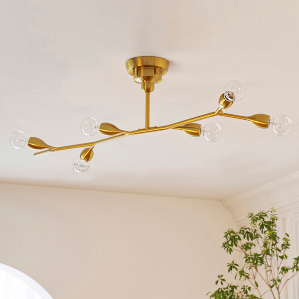 6灯式シーリングライト ランプ クラディ Kladi 照明 LED対応 【電球無