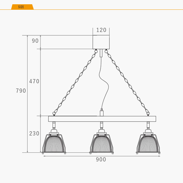 HERMOSA ハモサ DINER3 ダイナー3 3灯 照明 ペンダントライト LED対応
