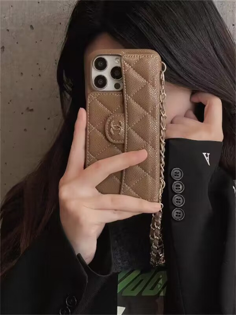 chanel スマホ ショルダー シャネル アイフォン17/17proケース