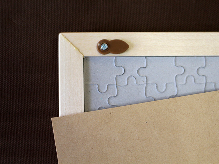 ホワイトパズル 標準ピース／レギュラーサイズ・木製フレーム入り