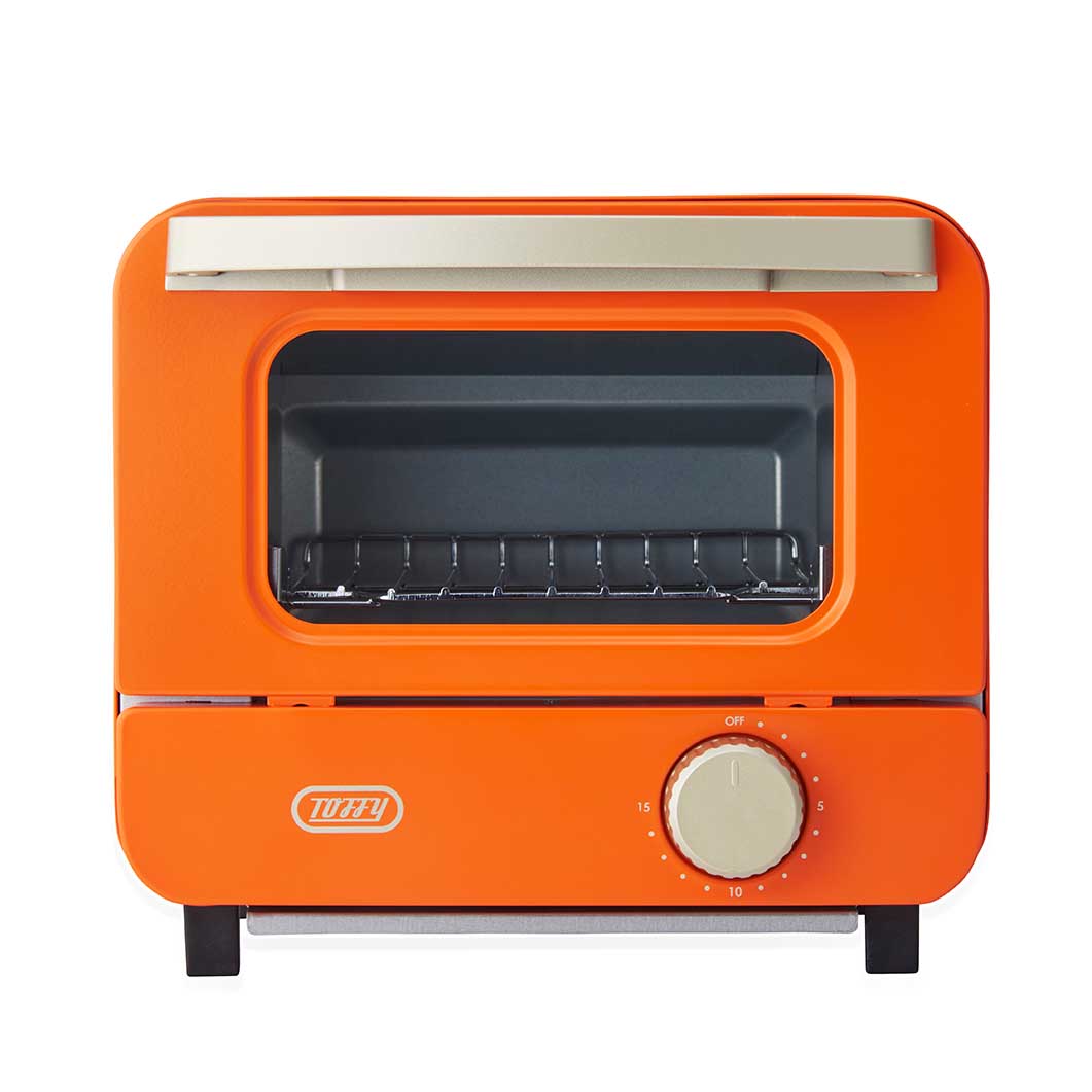 Toffy オーブントースター ミニ ヴァイブラントオレンジ(ヴァイ