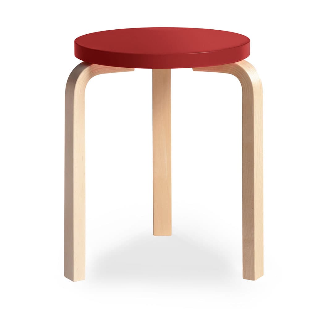 Artek スツール 60 レッドラッカー(レッドラッカー)：ホーム