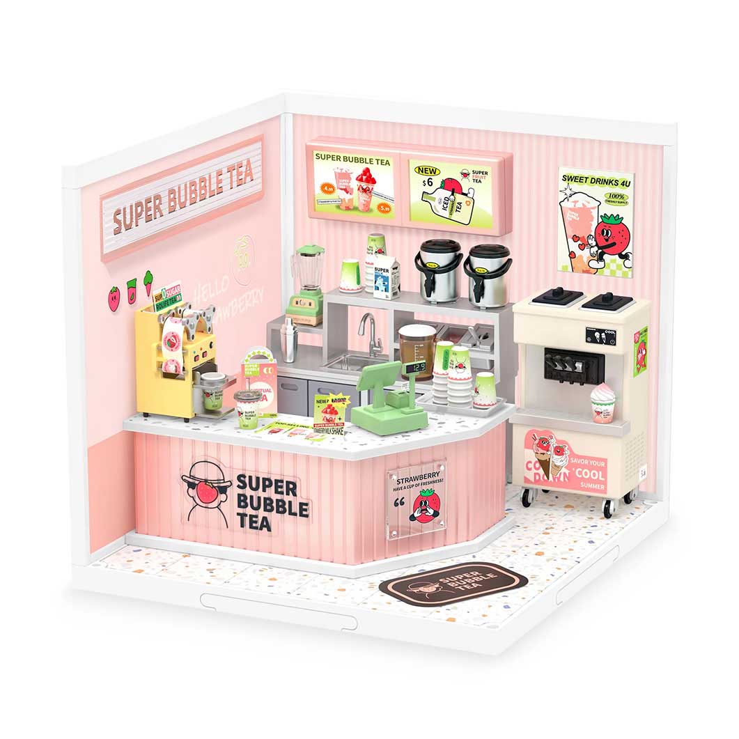 Rolife Super Stores DIYキット タピオカスタンド(タピオカスタンド