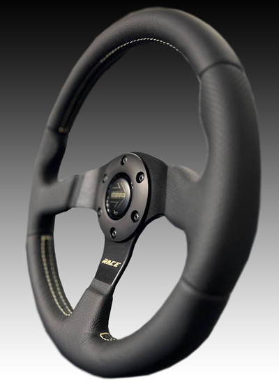 RACE NOTO BLACK/GOLD 320mm（AL-01)
