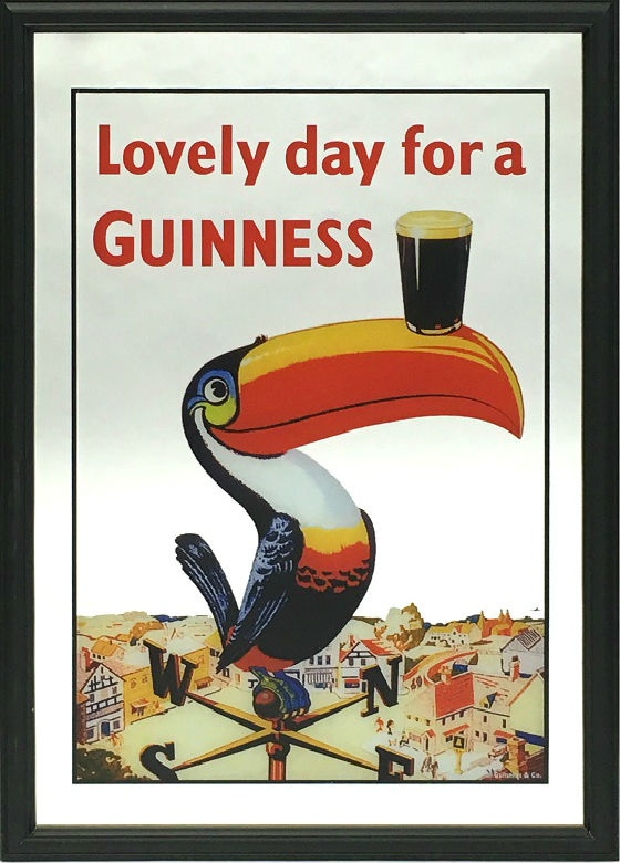 パブミラー(L) 【GUINNESS-Toucan(ギネス オオハシ)】
