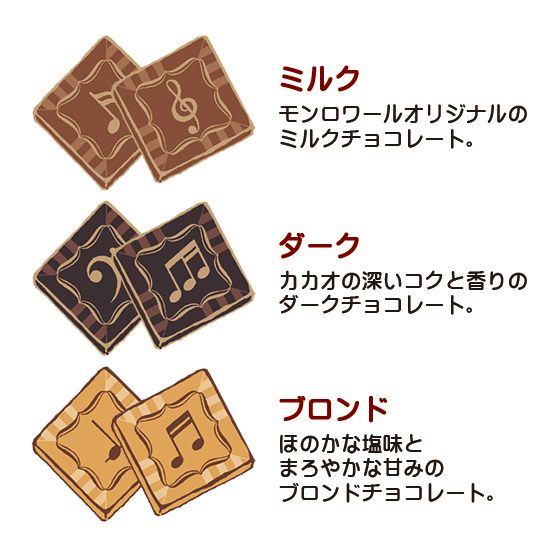 Melodie・Carre・Chocolat (30枚入り)｜チョコレートハウス モンロワール