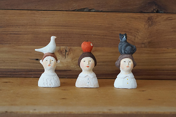 にしおゆき 陶製人形 りんごのトルソ｜和食器の通販 monsen