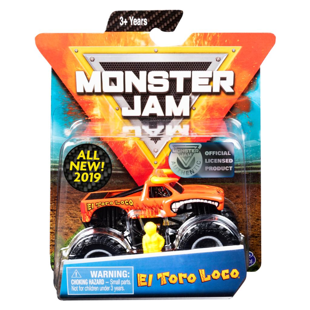 Monster Jam, Official El Toro Loco Monster Truck,Die-Cast Vehicle