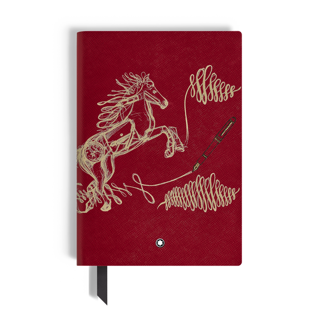 ミディアム ノートブック 午年 罫線入り - レッドチャイナ - Montblanc® JP