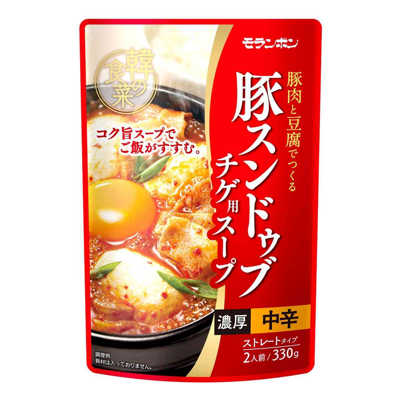 韓の食菜 豚スンドゥブチゲ用スープ | 商品情報 | モランボン