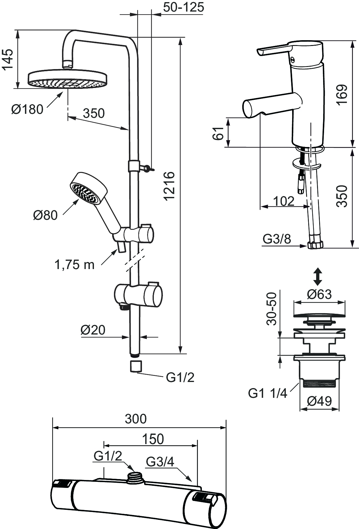 MORA MMIX bathroom concept - Mixers for kitchens and bathrooms