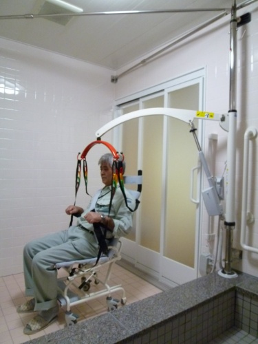 分離型のシャワーキャリー安楽キャリーBとつるべーF1セット(突っ張り棒