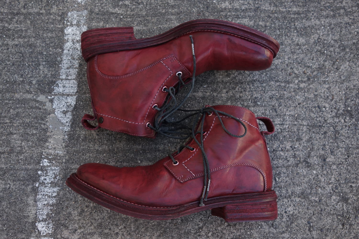 incarnation 、32011V-7655、 Horse Leather Ankle 4Hole Boots 商品
