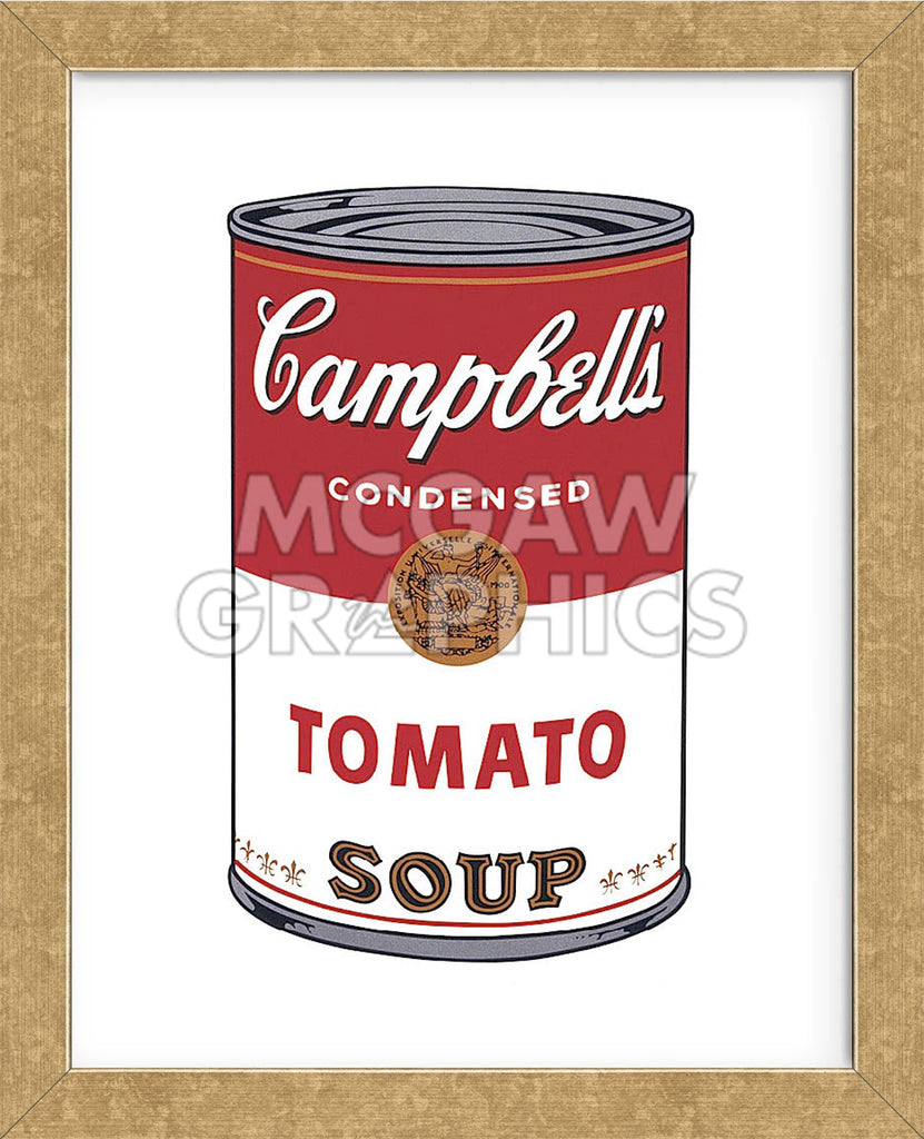 Campbell's Soup I: Tomato, 1968 (Framed) | McGaw Graphics