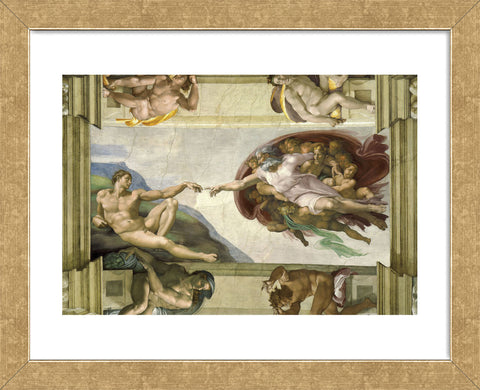 The Creation of Adam (Full) (Framed) | McGaw Graphics