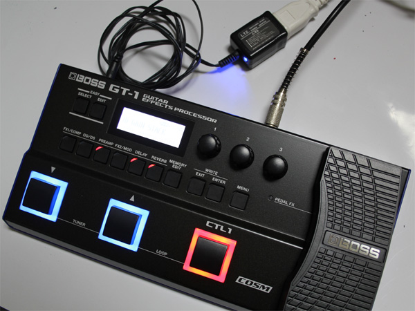 BOSS GT-1用ACアダプタを作る