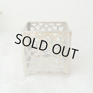 モロッコキャンドルランタン｜シンプル・中サイズ（真鍮製）