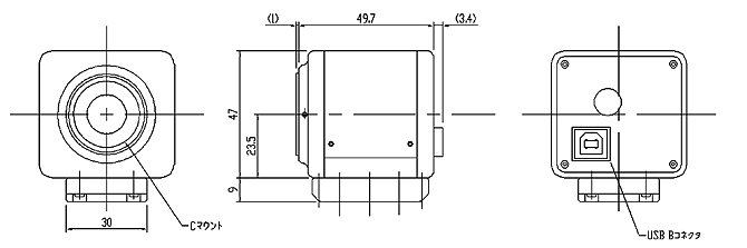 ARTREY USB2.0 Cマウント メガピクセルカメラ | 技術通販 美舘イメージング
