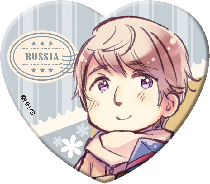 ヘタリア World☆Stars」ラメアクリルバッジ Vol.2｜メディコス