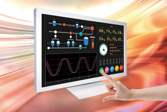 24型ワイドタッチパネルモニター TSD-PT241W-C｜タッチパネルモニター