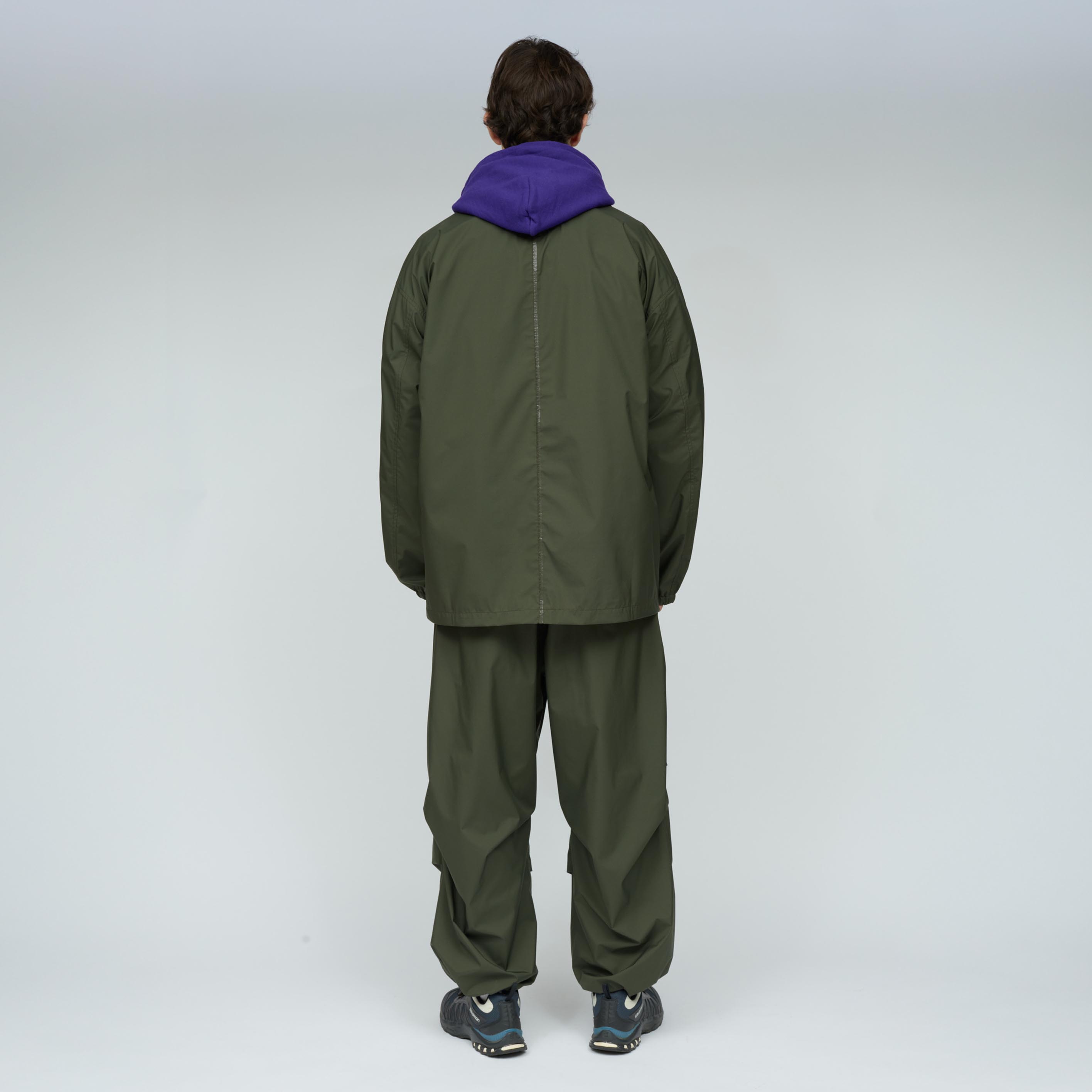 UNTRACE (アントレース) 3 Layer Lapeled Work Jacket [OLIVE]