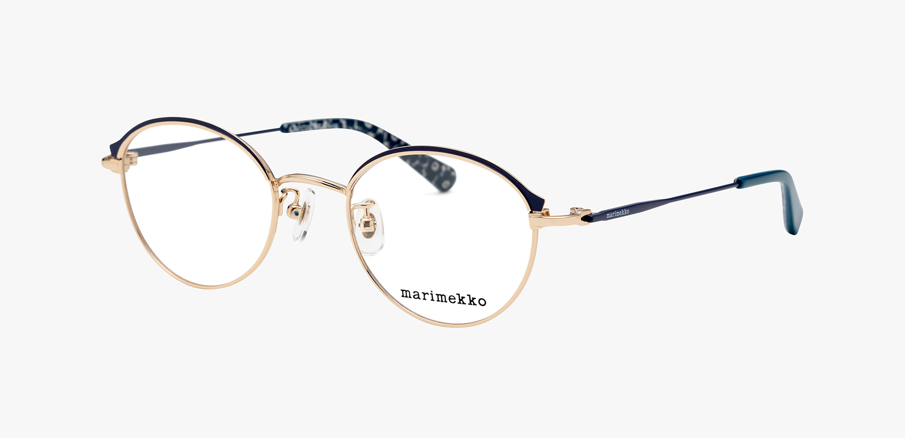 marimekko 32-9006(47 ﾈｲﾋﾞｰ/ｺﾞｰﾙﾄﾞ): メガネフレーム｜眼鏡市場【公式