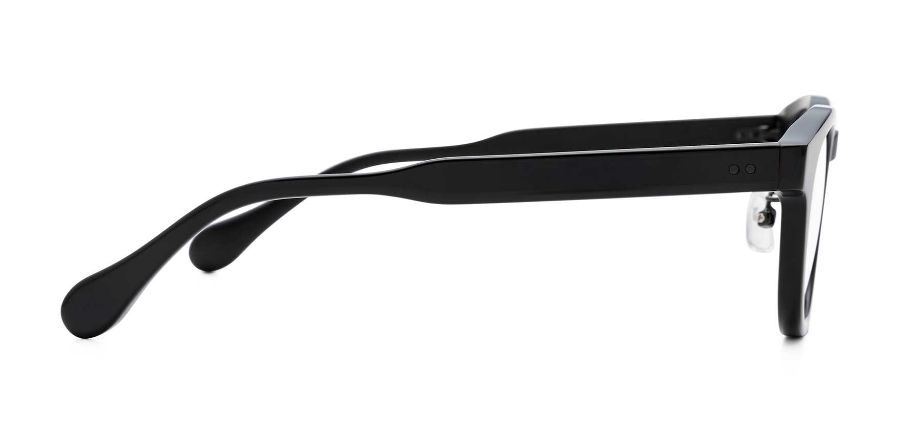 ANU AN-52B QRO(47 ﾌﾞﾗｯｸ): メガネフレーム｜眼鏡市場【公式】(メガネ