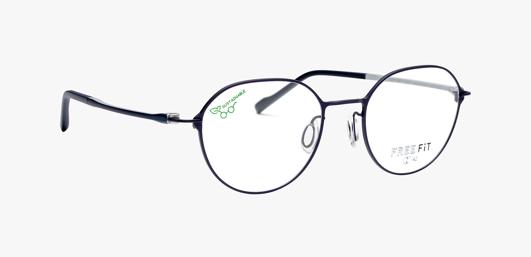 FREE FIT FFT-082(50 ﾈｲﾋﾞｰ): メガネフレーム｜眼鏡市場【公式