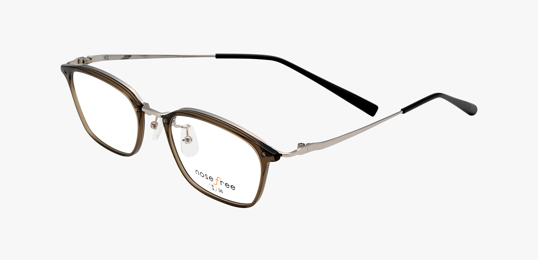 nosefree NOF-305(52 ｶｰｷ): メガネフレーム｜眼鏡市場【公式】(メガネ