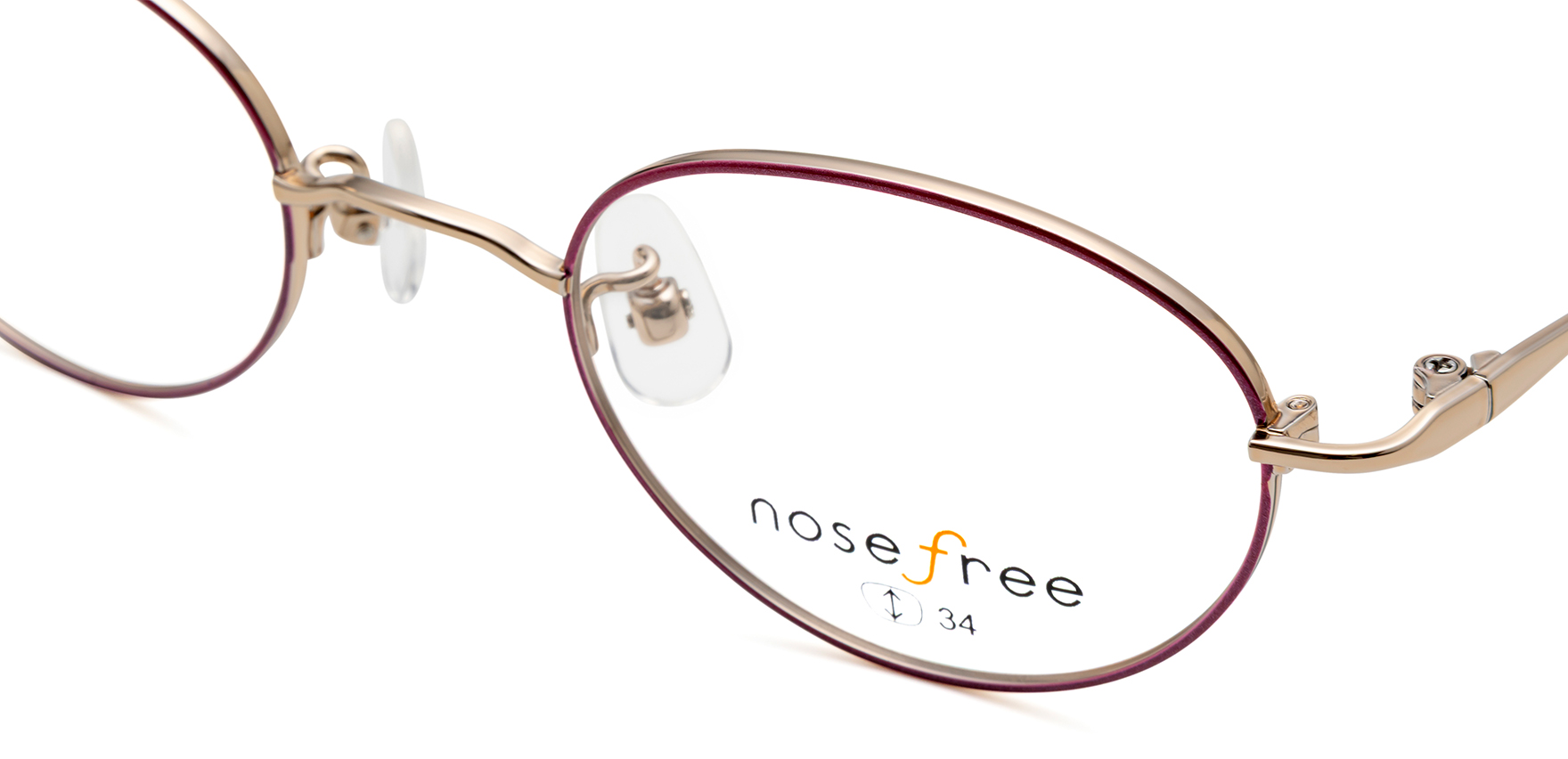 nosefree NOF-111(46 ﾜｲﾝ): メガネフレーム｜眼鏡市場【公式】(メガネ