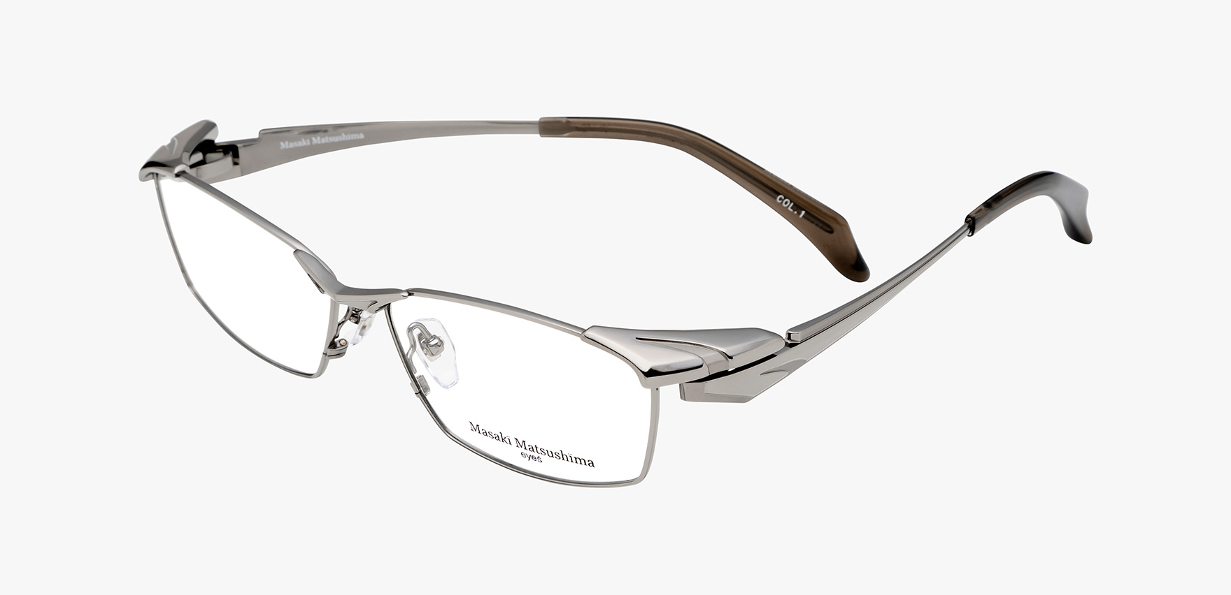 MASAKI M. MF-1261M(58 ﾗｲﾄｸﾞﾚｰ): メガネフレーム｜眼鏡市場【公式