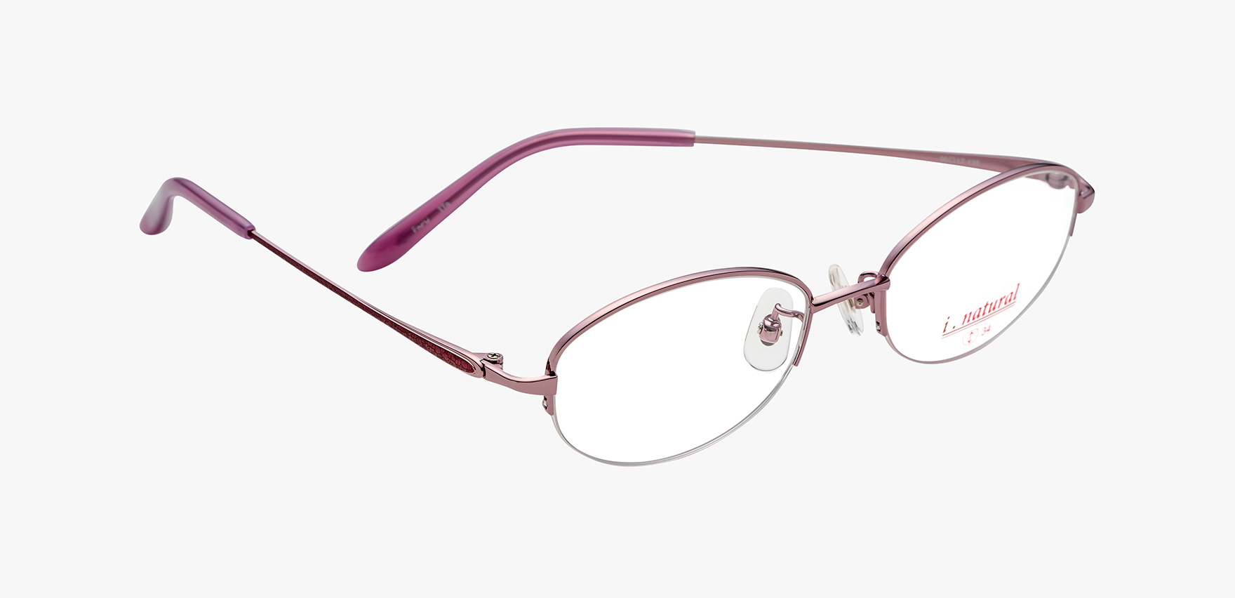 inatural INT-410(50 ﾋﾟﾝｸﾊﾟｰﾌﾟﾙ): メガネフレーム｜眼鏡市場【公式