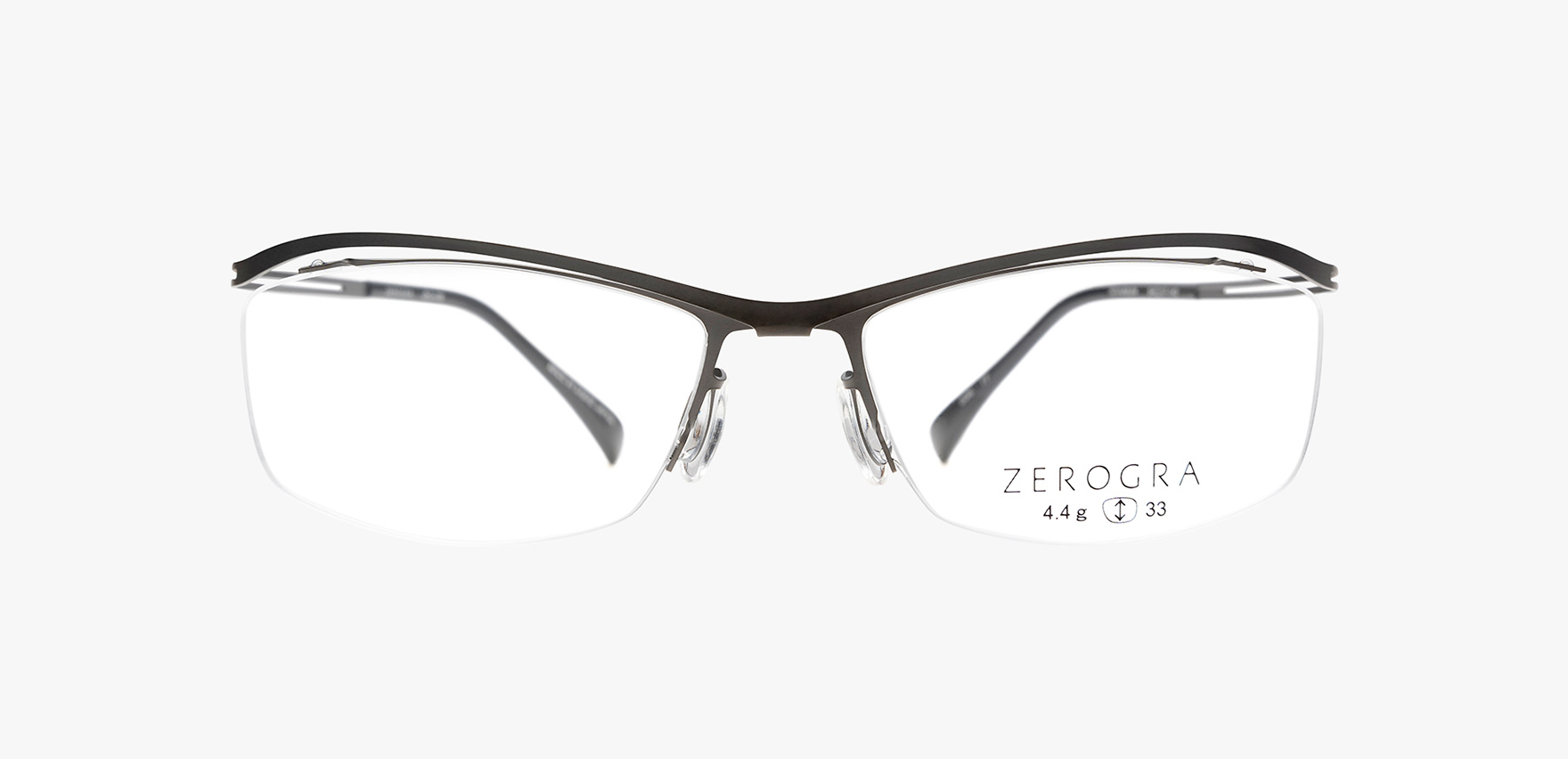 ZEROGRA ZEG-C06(54 ﾀﾞｰｸｸﾞﾚｰ): メガネフレーム｜眼鏡市場【公式