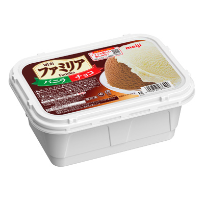 明治 ファミリア＜Familia＞ バニラ＆チョコ 2000ml | アイス | 株式