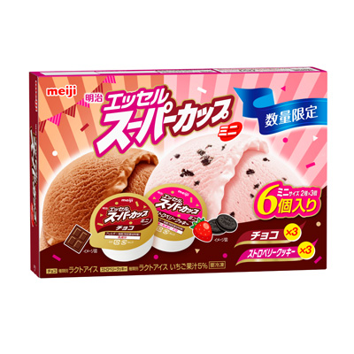 明治 エッセル スーパーカップ ミニ ストロベリークッキー・チョコ