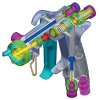 自補修専用ハンドスプレーガン：FINERⅡ PLUSシリーズ｜塗装機器・関連