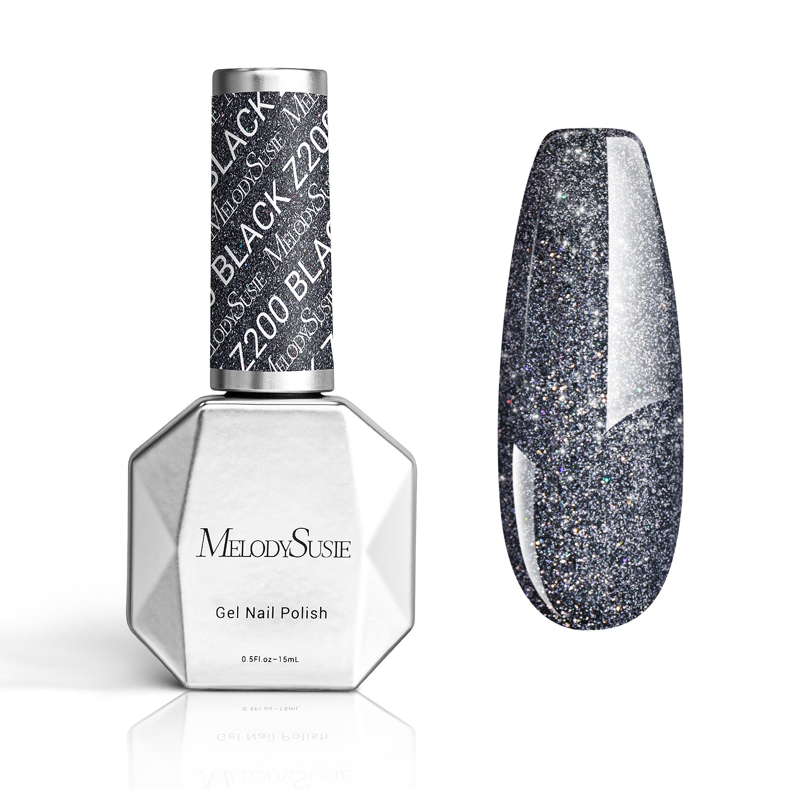 NJ-1 After Party Black - TPO-Free Thick Gel Nail Polish(15ml)