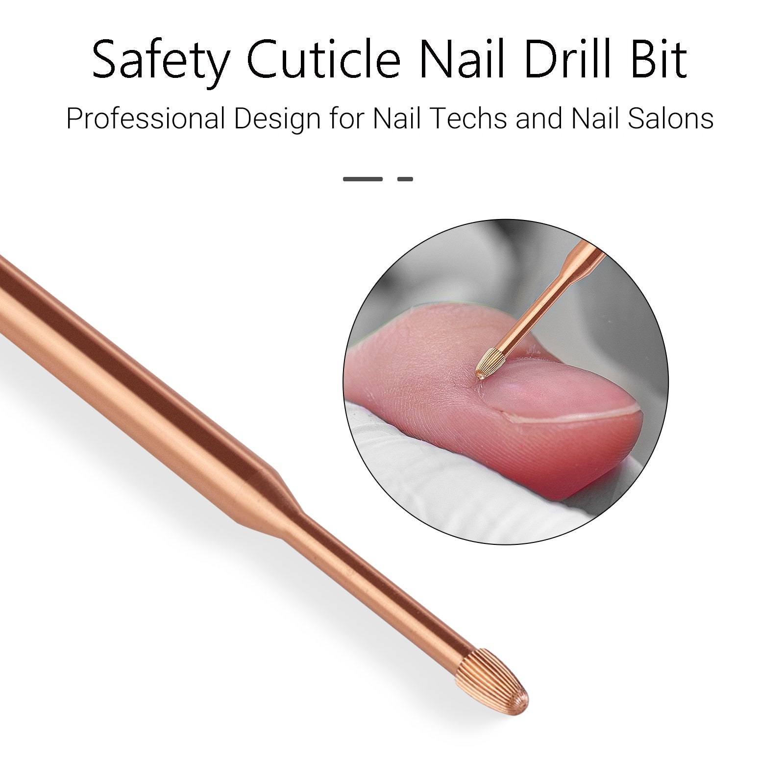 Tungsten Carbide Cuticle Cleaner Nail Drill Bit-Fine(1pc)
